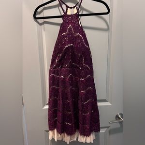 Francesca’s lace and tulle dress